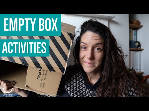 Speech &amp; Language ideas: things to do with a cardboard box