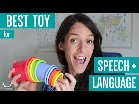 How to use STACKING CUPS for speech and language development