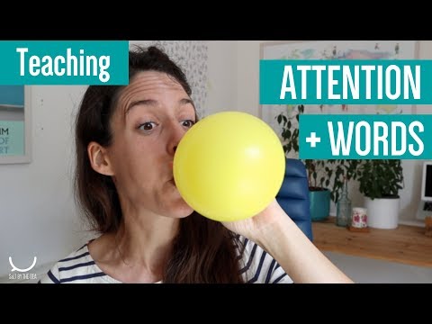 Use BALLOONS to BUILD ATTENTION and TEACH NEW WORDS